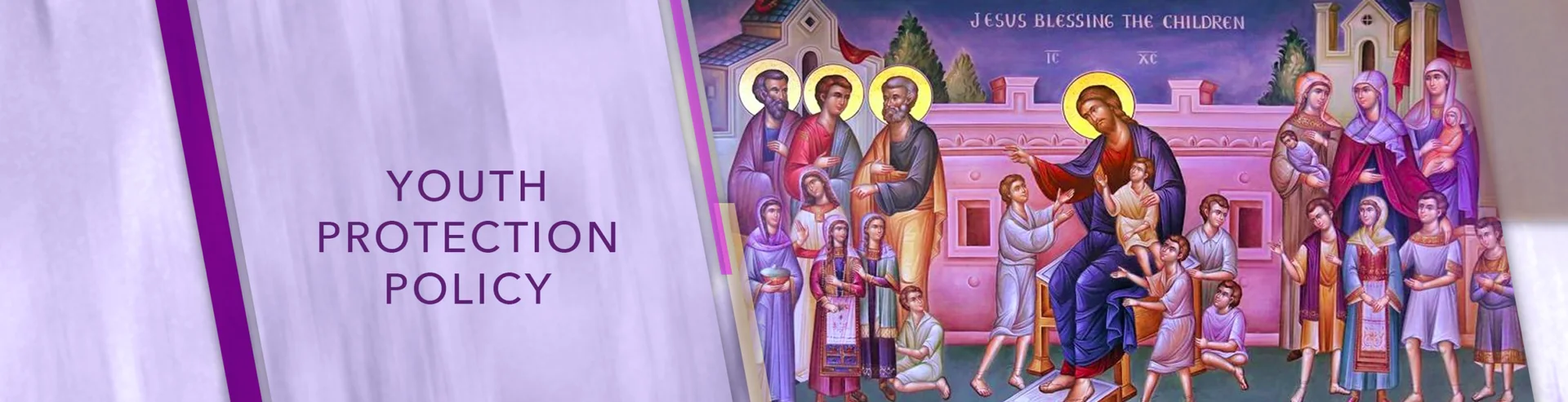 Youth Protection Policy — Jesus blessing the children